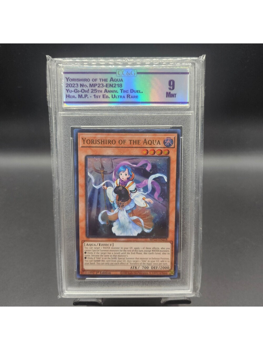 Yu-Gi-Oh! Yorishiro of the Aqua 2023 25th Anniversary Graded Mint 9